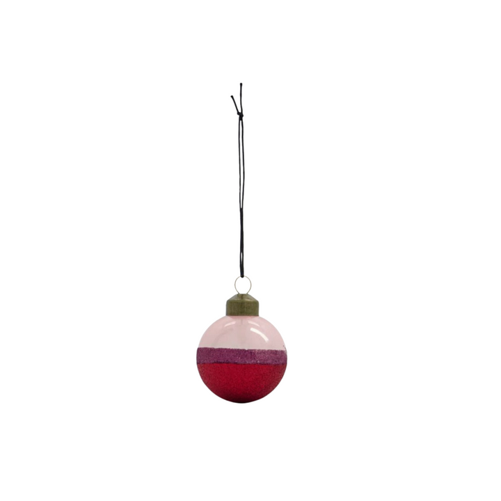 Striped Bauble Pink/Red